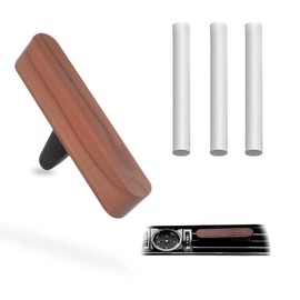 MILAKE Natural Wood Car Air Freshener Perfume Vent Clip, Essential Oil Diffuser for Vehicles, DIY Scent Customization, Decorative Auto Accessories Gift Set for Cars, Office, Kitchen, Bathroom