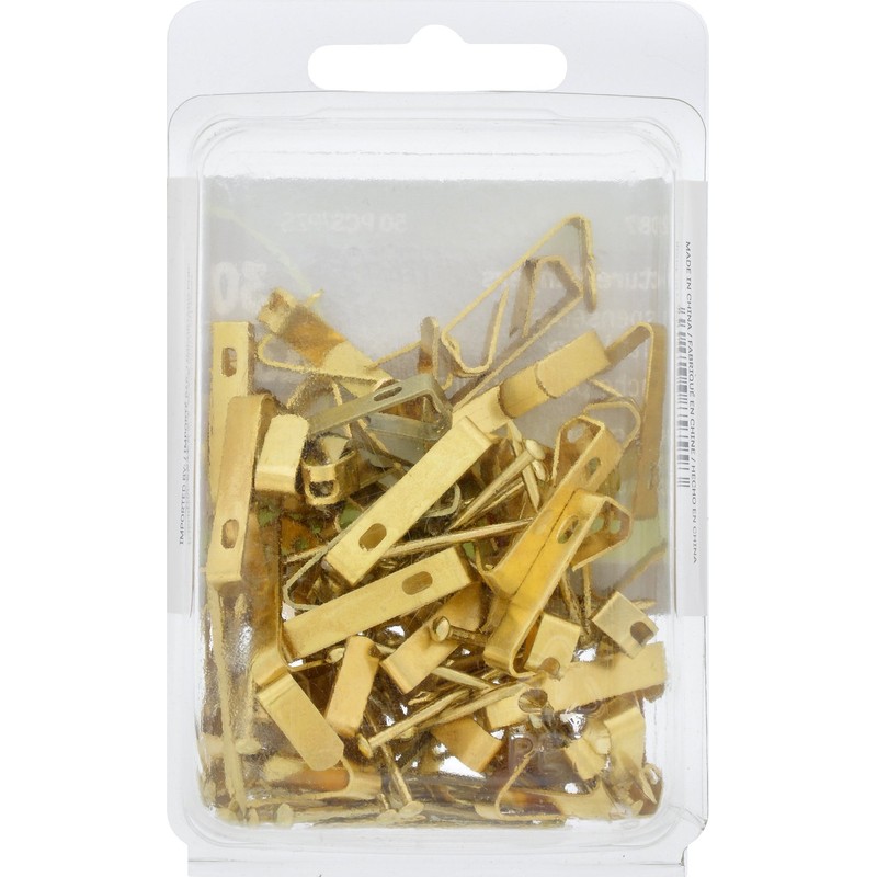 Hillman 42087 Brass Conventional Picture Hanger 30lbs Value Pack of