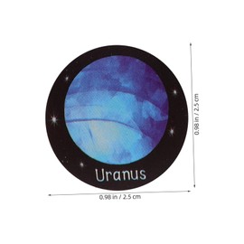 jojofuny 500Pcs Round Planet Stickers Reward Stickers for Teachers Classroom Supplies Potty Training Fun Decor Easy to Stick Remove for Notebooks Water Bottles