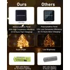 Brightown Solar String Lights, 2 Packs Total 66Ft 200 LED