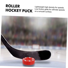 RORPOIR 1Pc Roller Hockey Puck Durable Street Hockey Puck for Roller Hockey Games for Practice and Training Material for Outdoor Use