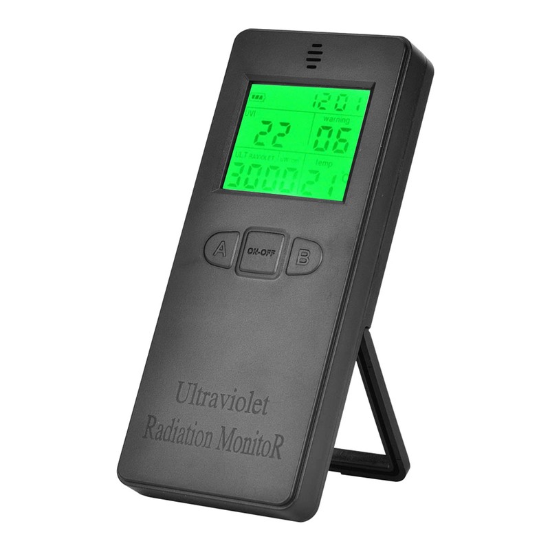 Fishawk Digital Ultraviolet Radiation Detector, Handheld Digital UV Index Sensor