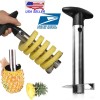 PreAsion Pineapple Corer Slicer Peeler Cutter Stainless Steel Sliver Kitchen