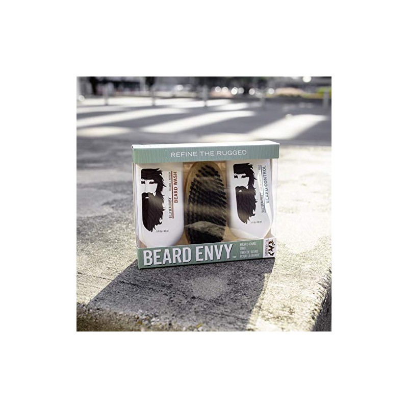 Billy Jealousy Kit Envy Hombres Lavado Control Barba 3oz Cepillo
