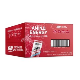 Optimum Nutrition Amin.O.Energy + Electrolytes Strawberry 355ml X 12
