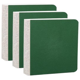 SOFPLATE 2Pcs 3.2" x 3.2" Mini Drawing Sketchbook Small Watercolor Notebook Green Paper Blank Square Portable Water Color Travel Journal Art Pad Sketchbooks for Painting Traveler Student Supplies