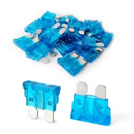 20Pcs 15 Amp Standard Car Fuses, Automotive Replacement Fuses (ATO/APR/ATS), Mini Blade Style Fuses Compatible with RV, Automotive, Trucks, Motorcycle, Camper, SUV, Boat(15 AMP/32V)