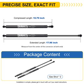 Front Hood Struts for Lexus IS250 IS350 2006-2015, IS300 2005, is F 2008-2013, Replaces PM1050 SG329063 Shocks Lift Supports Gas Springs, 2 Pcs