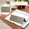 1PCS Reserved Table Signs, 12 x 4 x 3.5cm Stainless