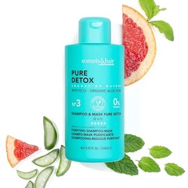 somnis&hair 2-in-1 Cleansing Shampoo and Mask Detox 0% Parabens Vegan | 250 ml