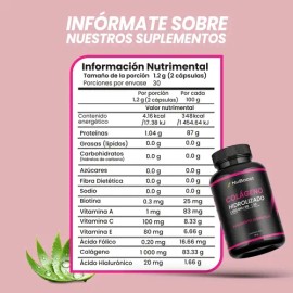 Suplemento En Cápsula Nuboost 30 Días Colágeno Hidrolizado De Colageno Hidrolizado Puro X 600mg                                                       
