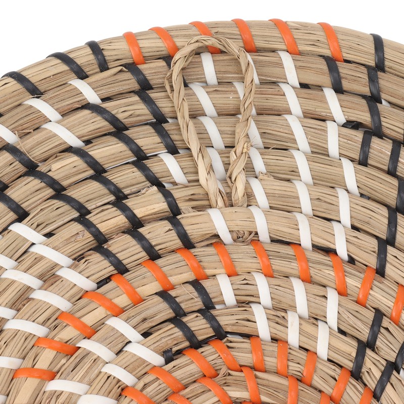 Grass Woven Placemats Nordic Style Innovative Round Placemats for Dining