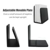Bamboo Napkin Holder, Adjustable Wood Storage Rack for Dining Room,
