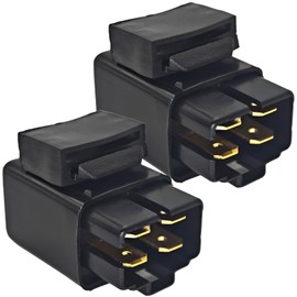 Fuel Pump Fan Off Relay 38740-24X50 (Pack of 2) - Compatible with Suzuki Bandit GSXR Katana V-Strom Replace #38740-39A00