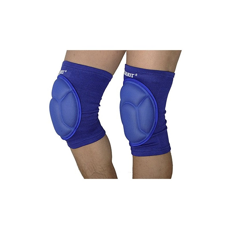 ONOGAL Shock Resistant Elastic Sports Knee Pads Blue 4533az