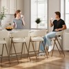 COLAMY Bar Stools Set of 2, Counter Height Stools with