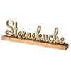 levandeo Star Kitchen Lettering Length 40 cm Metal Black Mango