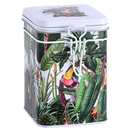 Rainforest Light Square Tea Coffee Caddy 150g