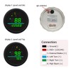 85mm Auto Digital Speedometer Odometer Tripmeter GPS Type 0-999 KM/H