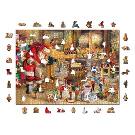 WOODEN.CITY XM 750-0049-XL Puzzle, Blue/Purple