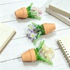 1 Pc Bling Beads Plants Refrigerator Magnets Potte, Cute Handcrafted