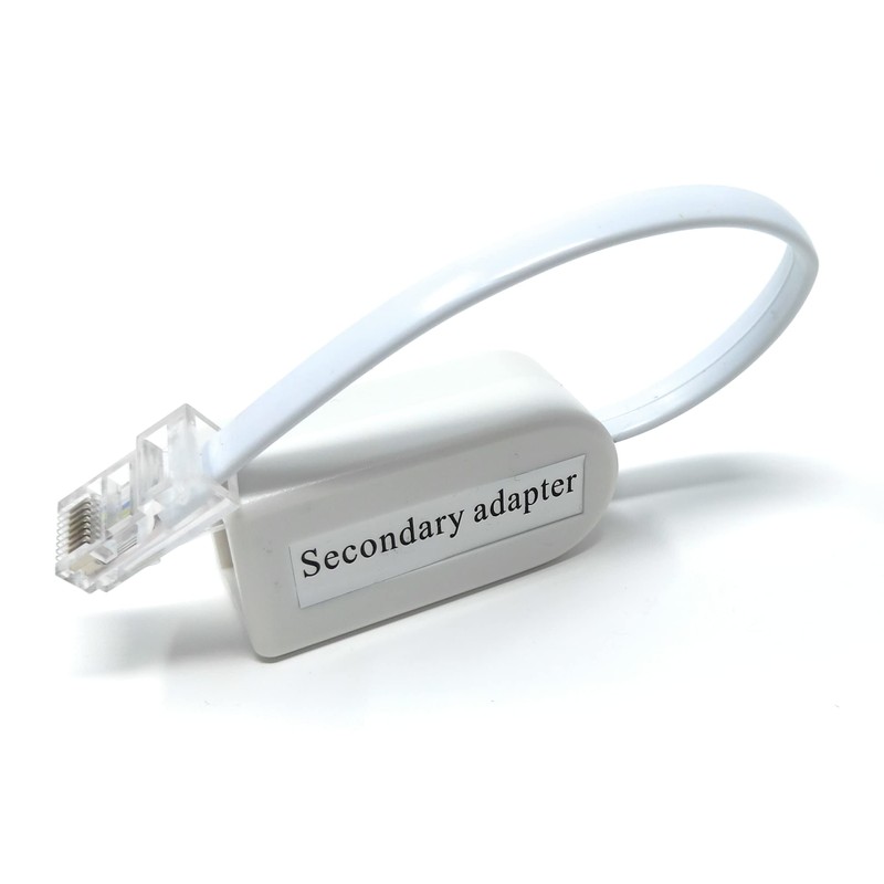 RJ45 to BT Socket Adaptor for Secondary Phone Line Telephone