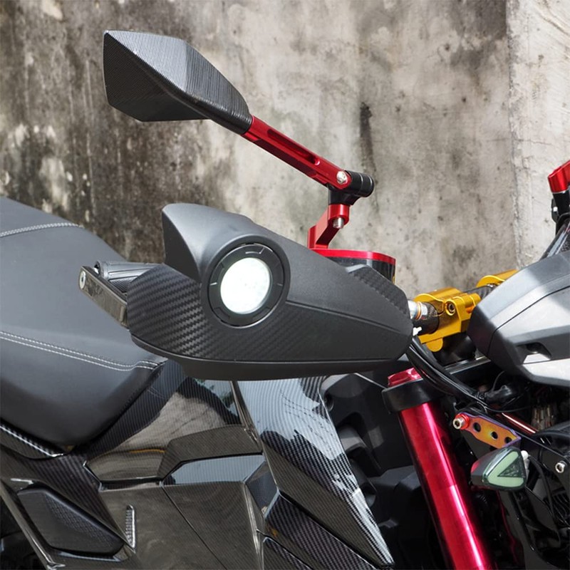 Windance 2pcs 10mm Motorcycle Rearview Mirrors Mount Riser Extend Adapter