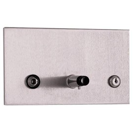 Bobrick B-306 Stainless Steel Recessed Soap Dispenser