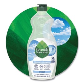 Seventh Generation 44986CT 19 oz. Dishwashing Liquid - Free and Clear (6/CT) New