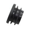Kyuionty 20 Pack 1-1/8" Round Black PE Plastic Plugs for