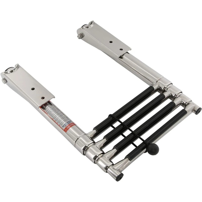 Amarine Made Boat Ladder 4 Step Telescoping Swim Marine Ladder
