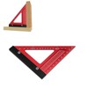 Woodworking Triangle Ruler Aluminum Alloy High Accuracy Portable Rafter Square