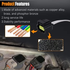 8 Pcs Ignition Coil Connector Plug Pigtail Wiring Harness Compatible with 2000-2020 Chrysler RAM 1500 2500 3500 Magnum Dakota Dodge Challenger Durango Replaces 5019952AA 1169 5019952AA