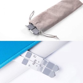 ZEACCT Laptop Stand, 7 Levels Portable Height Adjustable Laptop Stand, Ventilated Laptop Holder, Foldable Aluminium Notebook Stand for 11 to 16 Inch Laptops (Black)