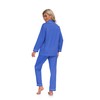 COLORFULLEAF Women's 100% Cotton Long Sleeve Pajama Sets Button Down