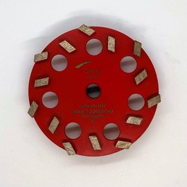 2 pcs of Concrete Ripper Wheel Sierra 5"(125MM) X5/8"-11 Thread 14 Teeth Grinding Gr 30 Med/Hard Bond for Concrete Masonry Granite Marble Premium (5" Ripper) 2 pcs