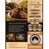Cherry Honey Mustard Sauce - Cherry Dipping Sauce - 9.5