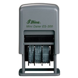 ES-300 Date Stamp with Red Ink