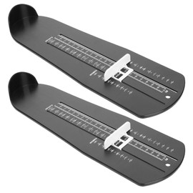 DOITOOL 2Pcs Shoe Sizer Foot Measurement Device for Shoe Feet Measuring Ruler Sizer for Adults Men Women