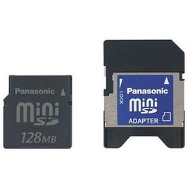 Panasonic RP-SS128BJ1K Mini SD Memory Card 128MB