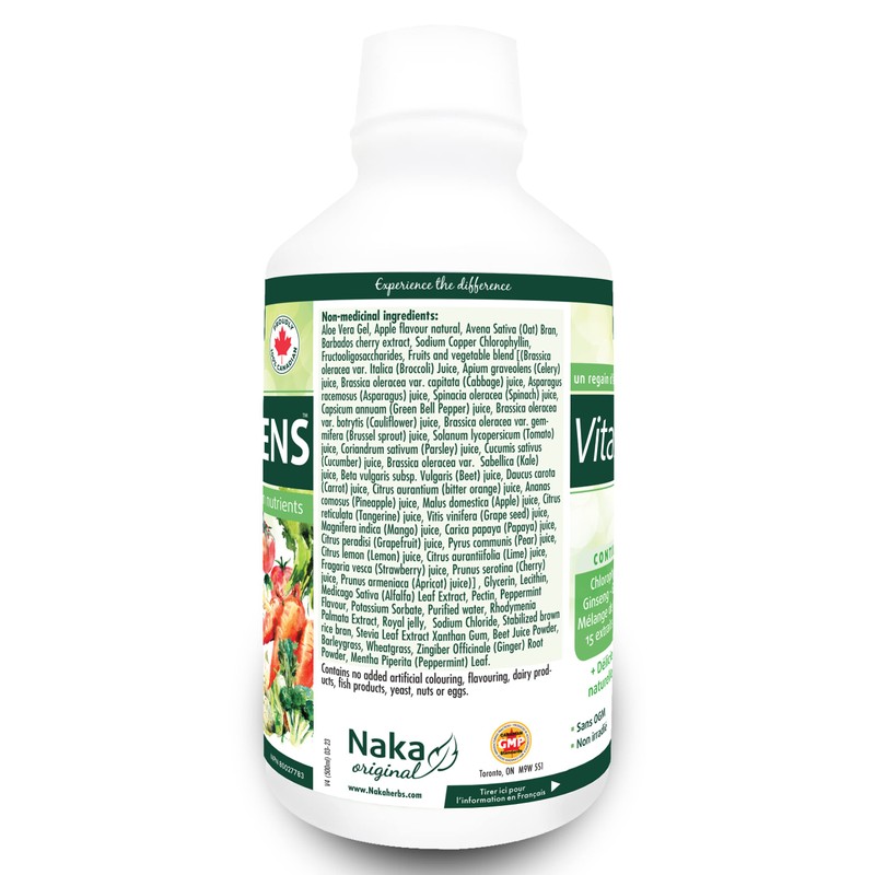 NAKA Naka Vital Greens 500ml, nutrient and enzyme-rich, Superfood