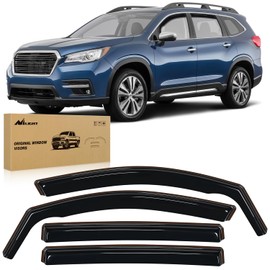Nilight Vent Window Visors for Ascent 2019 2020 2021 2022 2023 2024, in-Channel Rain Guards, Original Window Deflectors-4PCS