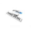 2Pc Compatible with Cummin Turbo Emblem 3D Badge High Output