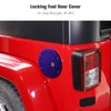 JeCar Fuel Filler Door Locking Gas Cap Cover Exterior Accessories