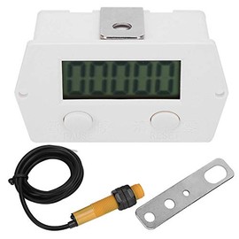 0‑99999 Machine Tool Counter XJ‑5J Magnetic Induction Display 5 Digit Tally Counter with Magnetic Induction Switch Fishing Counter Digital Display