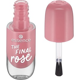 essence gel nail colour 08 THE FINAL ROSE, long-lasting nail polish, quick-drying, colour-intensive, shiny, express result, vegan, dusky pink, 8 ml