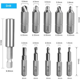 Bestgle 22 Pcs Mini Damaged Screw Extractor Small Stripped Screws Remover Easy Out Broken and Bolt Extractor Kit Stuck Rusty Screws Remove Tool with Magnetic Extension Bit Holder & Socket Adapter