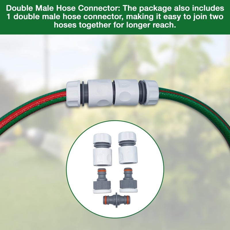 Ultimate Hose Fitting Set - 2in1 Tap Connector & Threaded