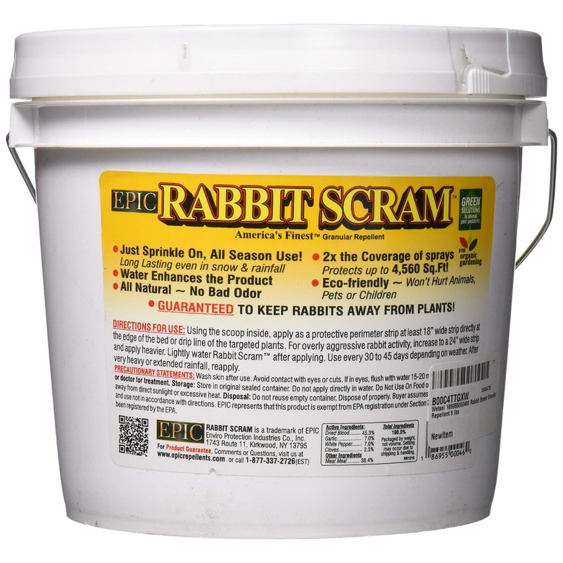 Wetsel Rabbit Scram Organic Granular Repellent 6 lb