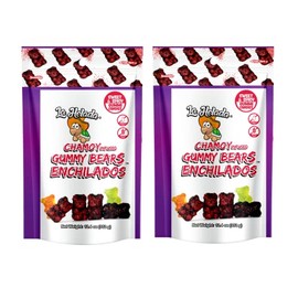 La Helada Gummy Bears Bag 2 Pack - Dulces Enchilados - Spicy Gummy Bears - Chamoy Candy - Spicy Gummies - 2/12.4oz Bags